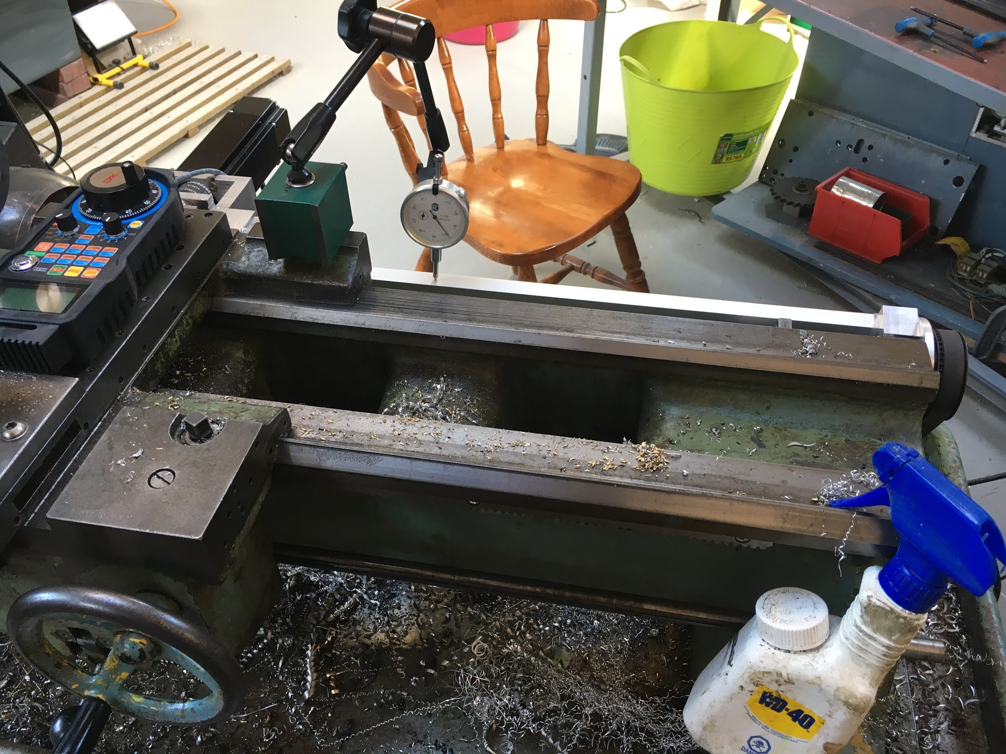 The Mighty Shiz Z axis encoder LinuxCNC configuration and mechanical