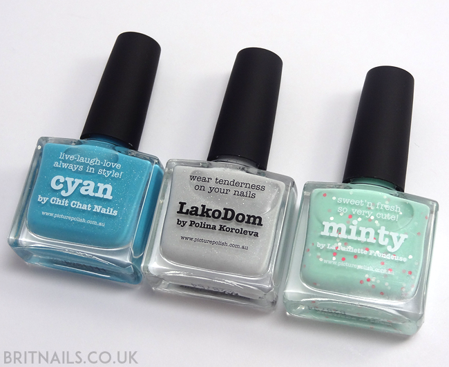 3. Cyan Nail Polish Color Swatches - wide 4