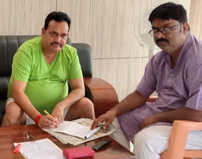 भाजपा के सक्रिय सदस्य बने एक्स एमएलसी अनुज, BJP active membership, anj news media 