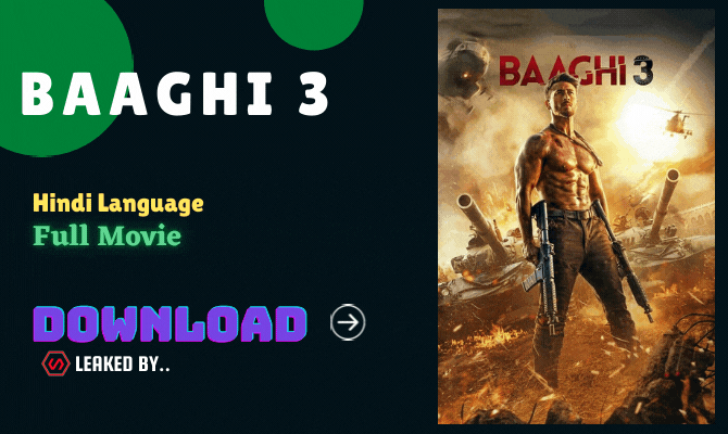 Baaghi 3 (2020) full Movie watch online download in bluray 480p, 720p, 1080p hdrip
