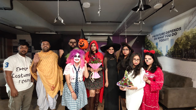 Surat IntStu Aspirations celebrates Halloween in full fledge