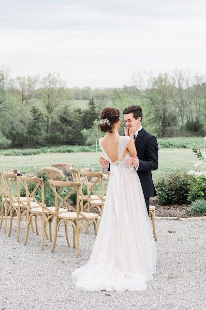 Bridgerton Inspired Whimsical Spring Wedding at Blue Bell Farms | St. Louis Fine Art Wedding Photo & Video