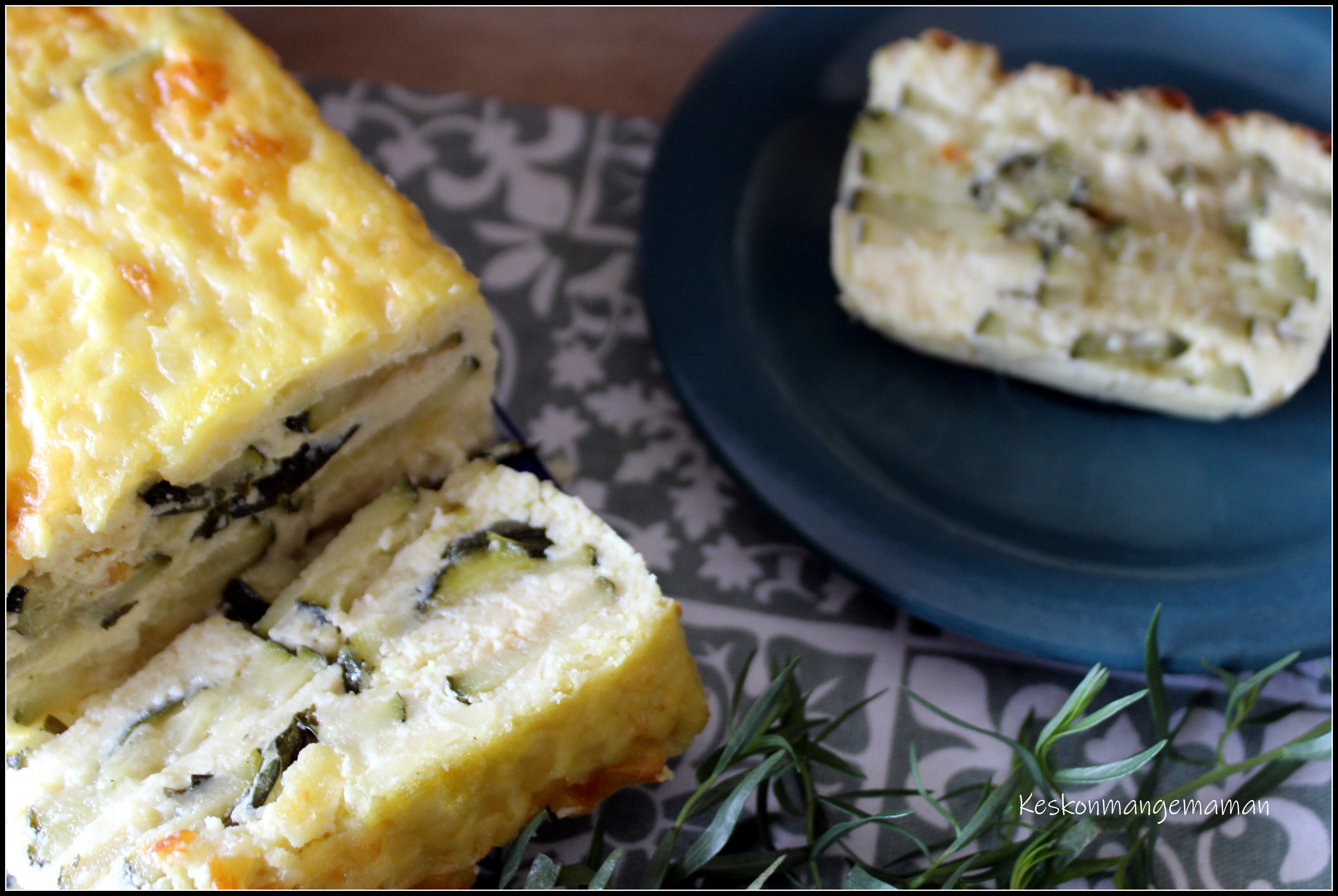 Keskonmangemaman? Terrine de courgettes ricotta, crème de brebis et