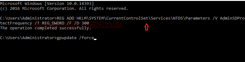 Domain Persistence AdminSDHolder
