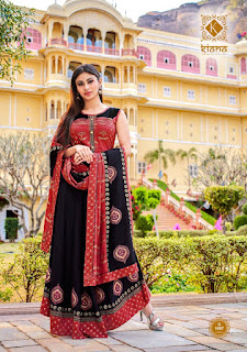 Kiana House of fashion ghoomar Indo western gown