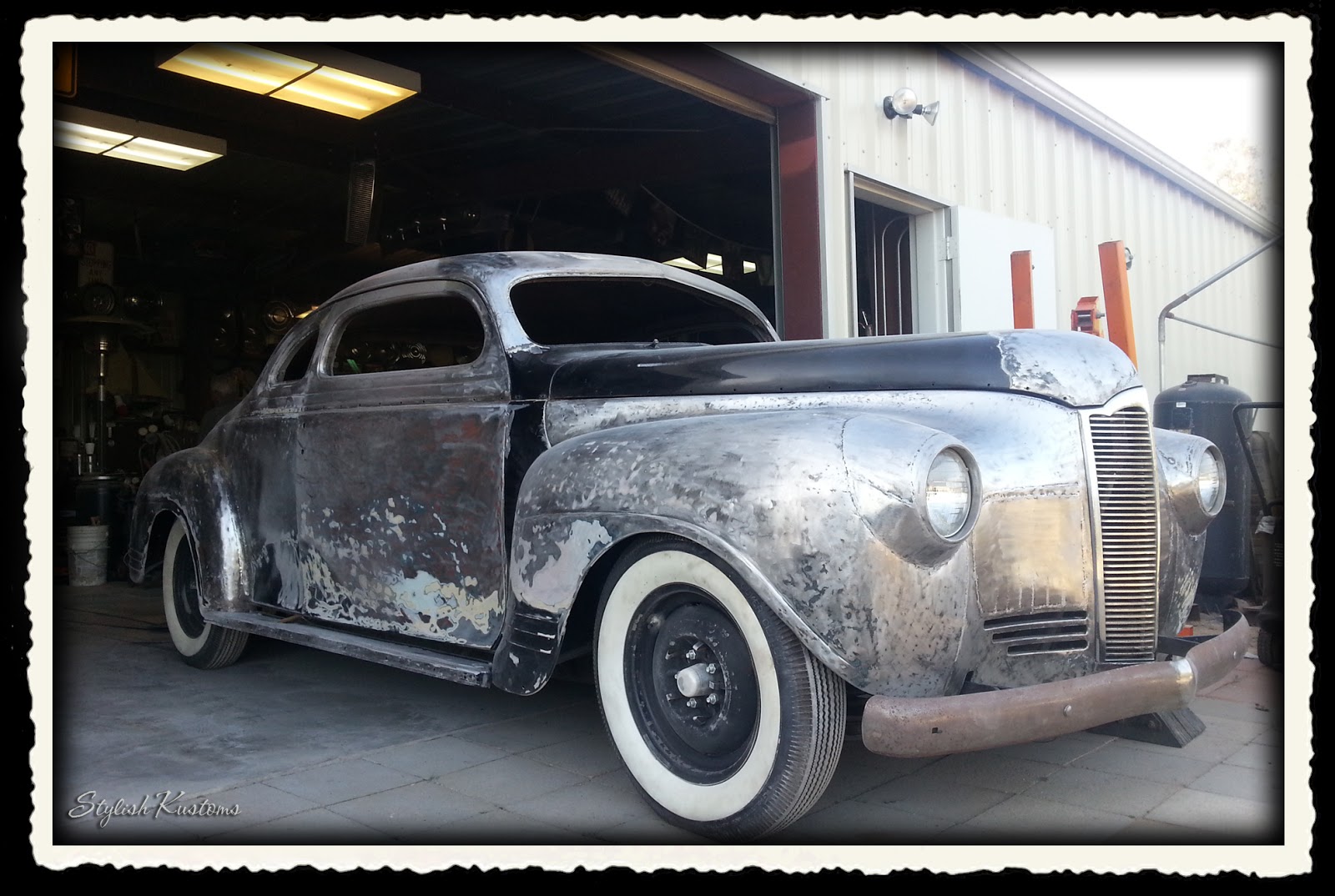 STYLISH KUSTOMS Update on Gilbert's '41 Plymouth Coupe...