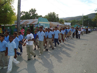 Autoridades del Distrito Educativo 01-04   conmemoran el 168 aniversario de la Independencia.