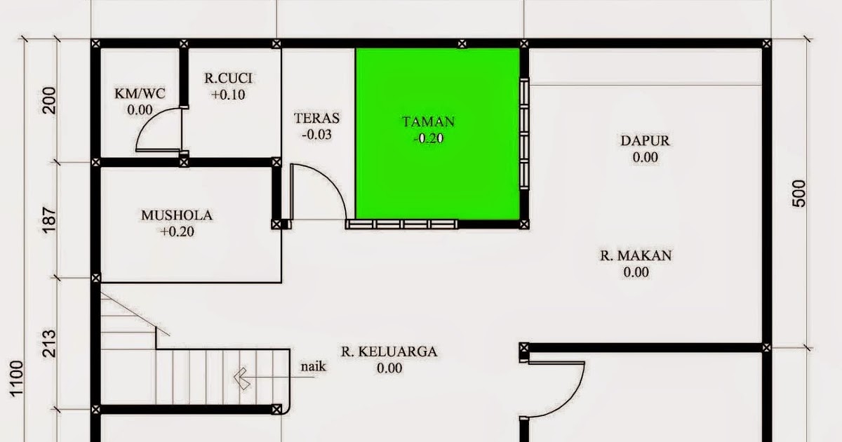 16+ Ukuran 6X12 Ukuran Desain Rumah Minimalis 3 Kamar Background