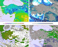 Türkiye için haritalı ve geçmiş zamanlı bir meteoroloji raporu