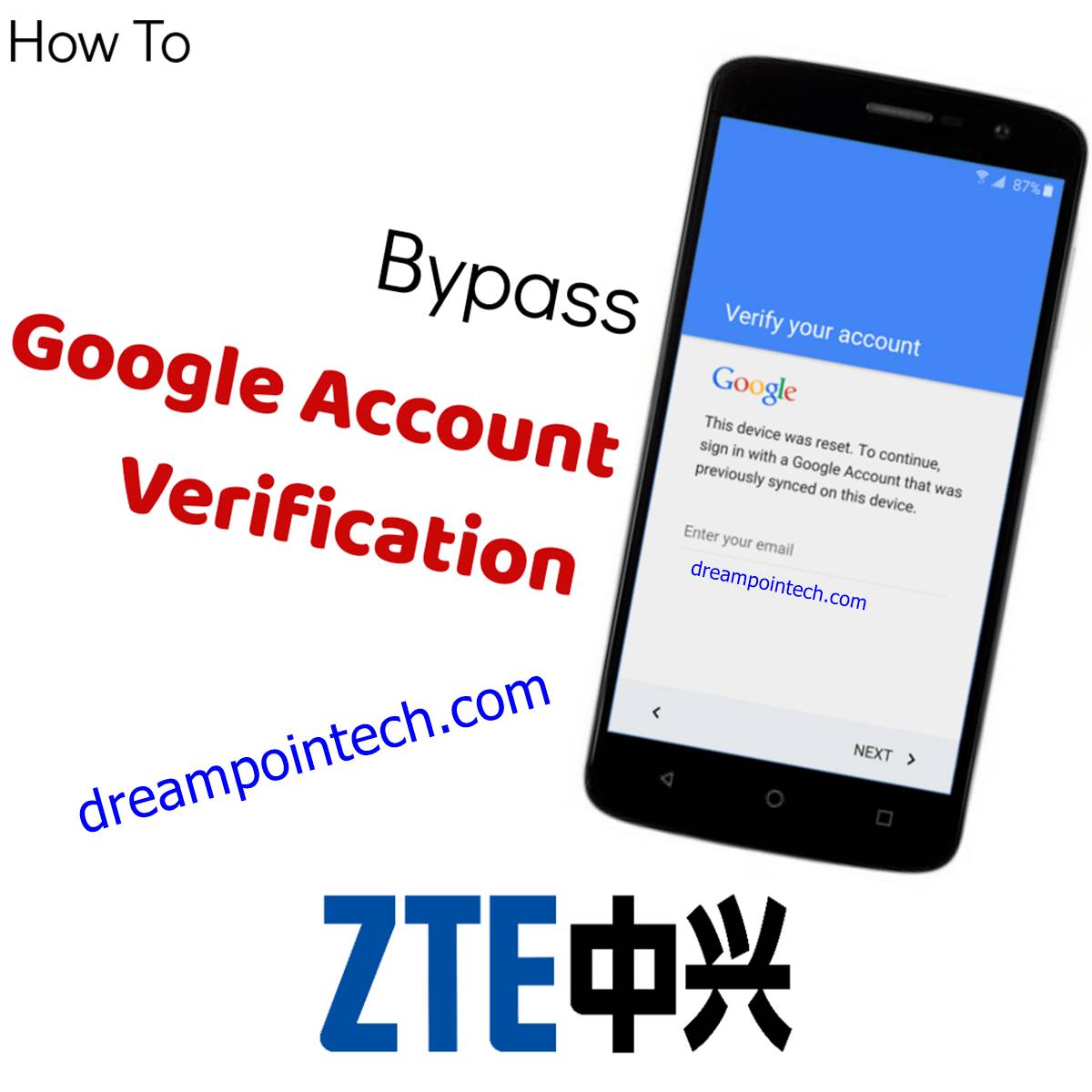 ZTE FRP Bypass Tool 2023 Remove Google Account on PC/APK