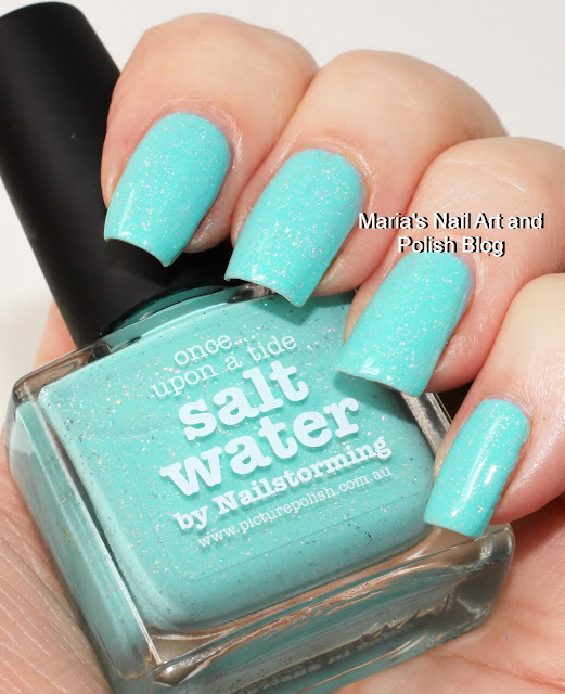 Marias Nail Art and Polish Blog Picture Polish Salt Water swatches