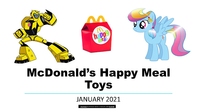 McDonald's Happy Meal Toys January 2021 :  Transformers and My Little Pony