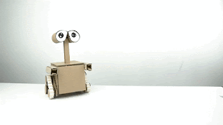 Membuat Sendiri Robot Sederhana Wall-E dari Kardus Yang Bisa Bergerak