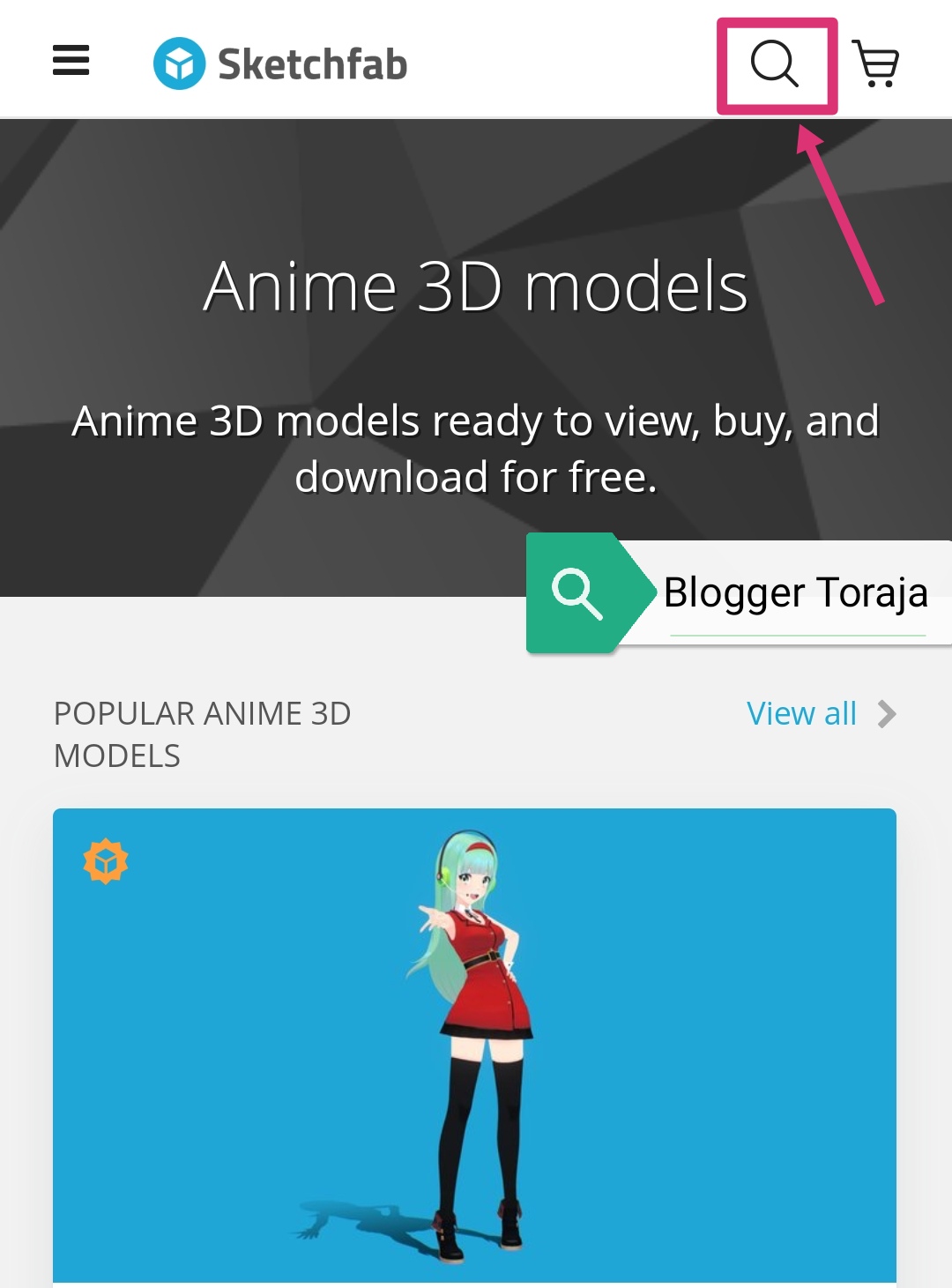Website Gambar Anime 3D Model HD Keren - Blogger Toraja