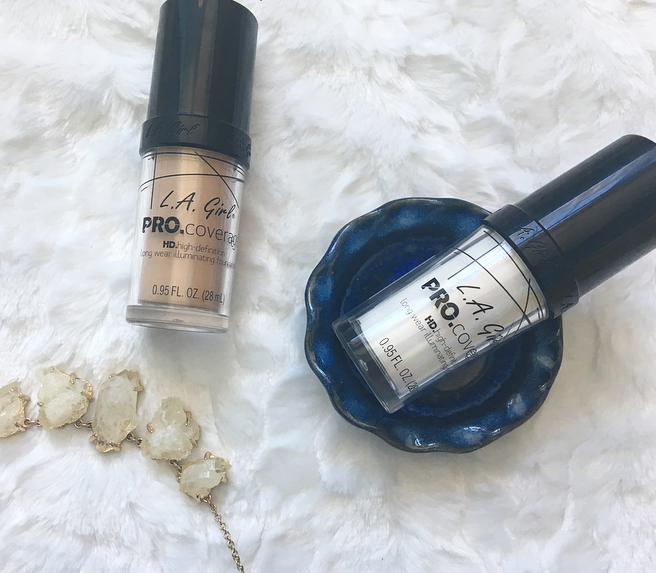 HOW TO USE WHITE FOUNDATION  LA GIRL COSMETICS 