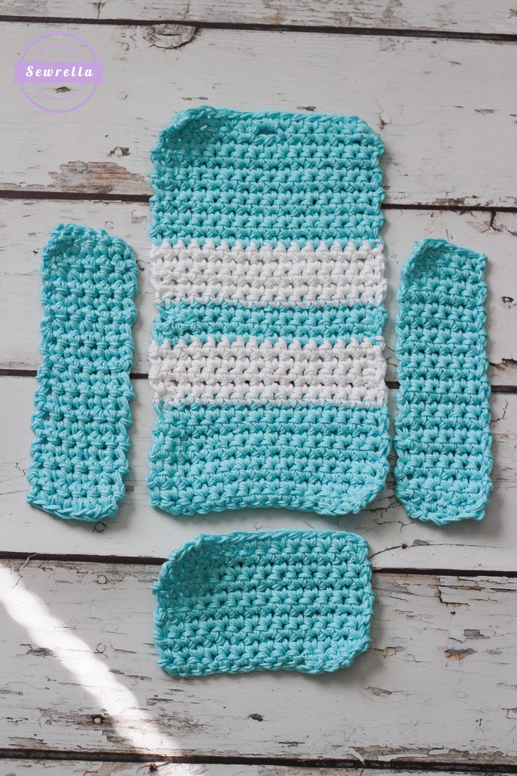 crochet side bag