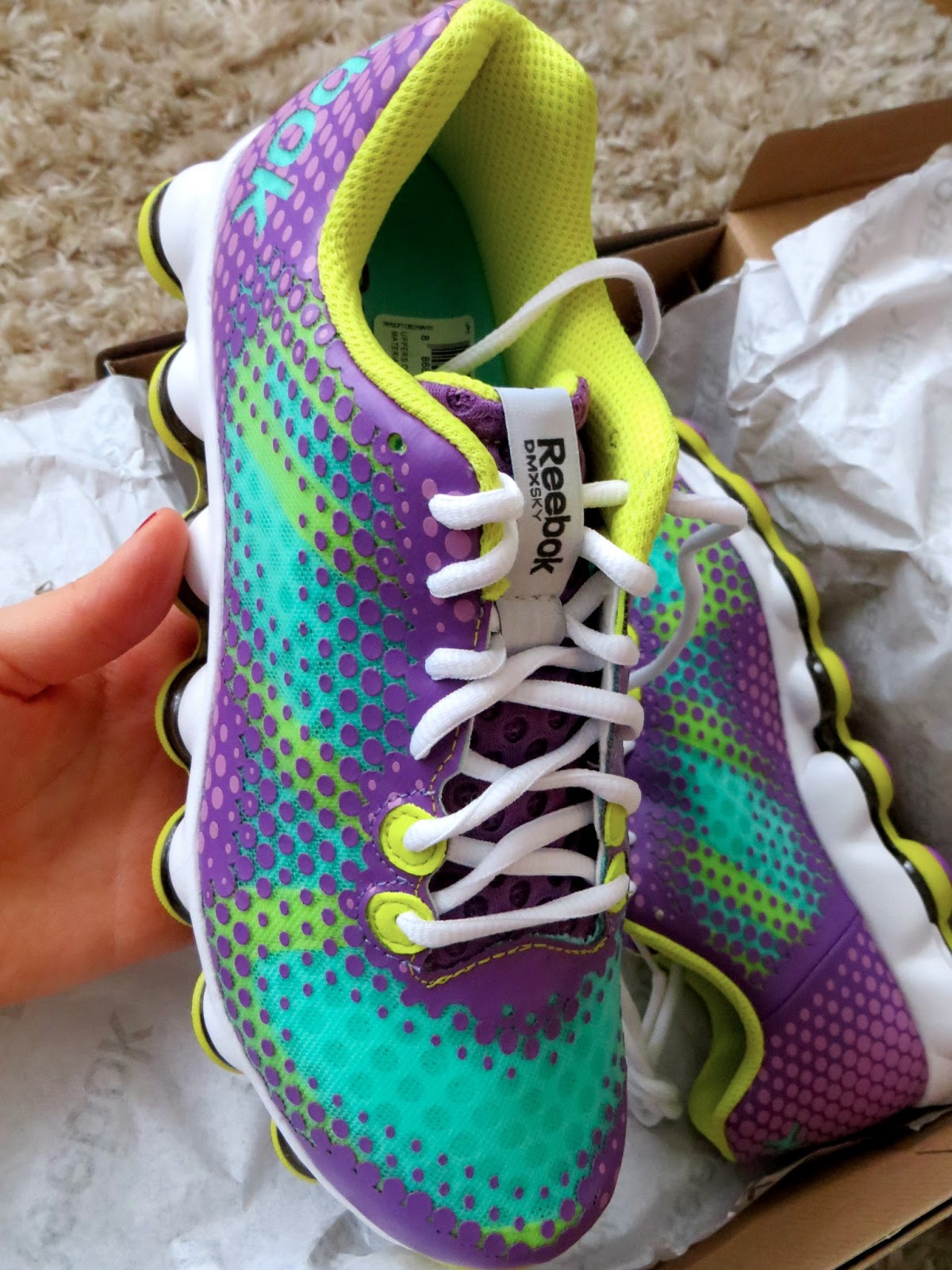 reebok dmx sky running shoes