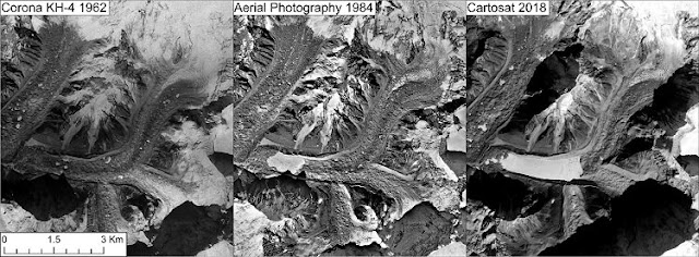 Everest region glaciers thinning at high altitudes