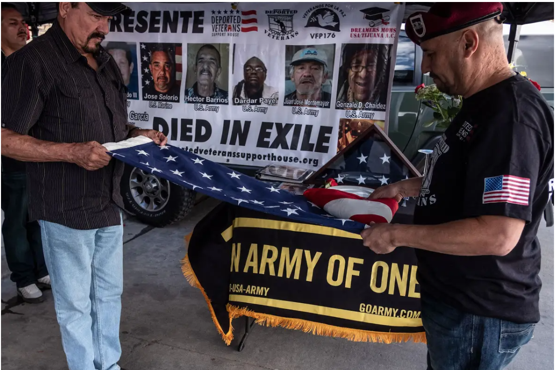 US Veterans Deported to Mexico Fear Cartels Borderland Beat