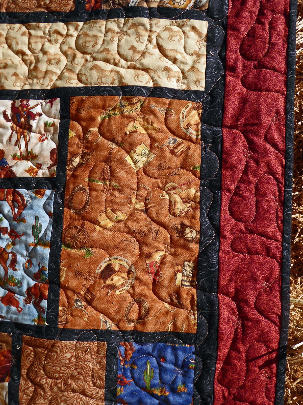 Lovin' Life At The End Of The Dirt Road Saddle Up Quilt is On It's Way