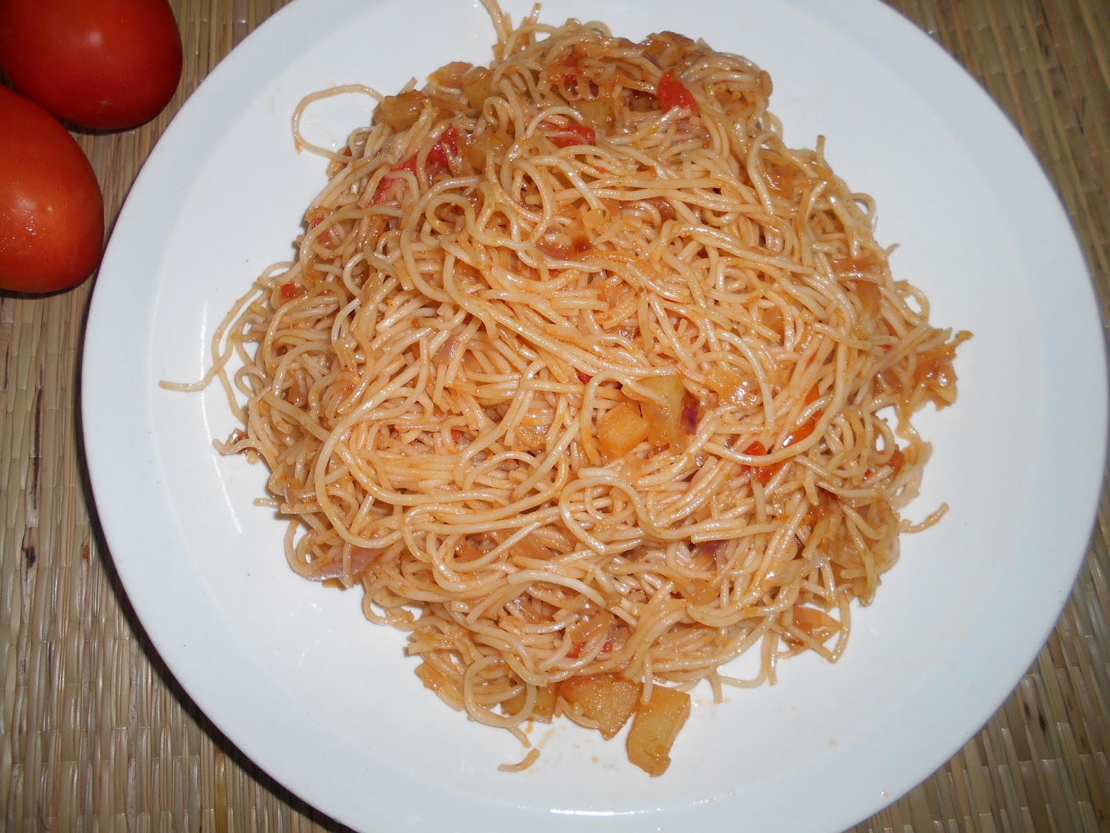 Paramita's Kitchen Tomato Noodles Recipe