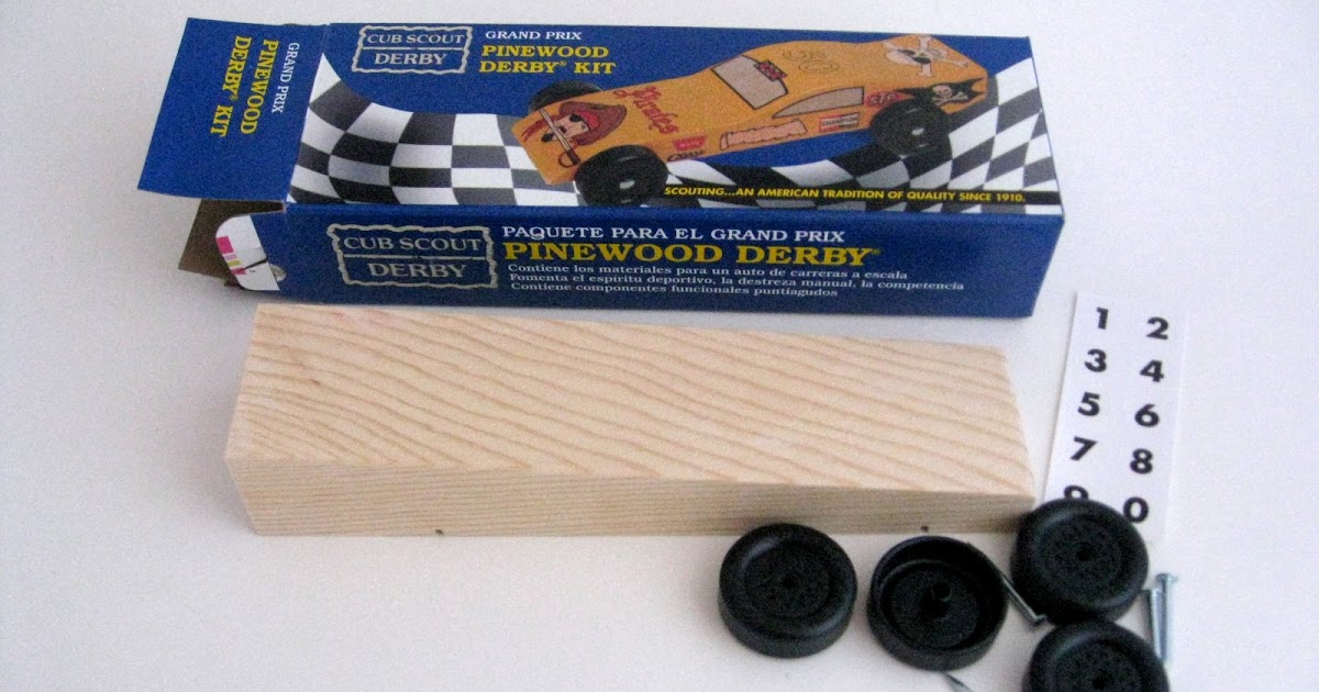 DIY Pinewood Derby Car Kit - Makes 6