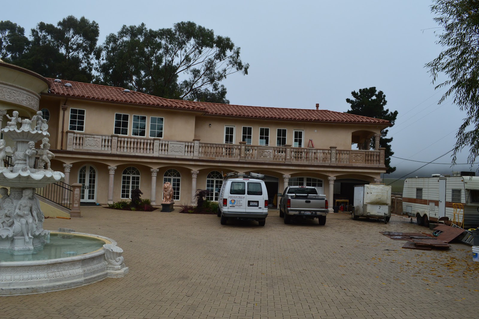 Eileen's Home Design A Mansion Nearing Completion in La Selva Beach, CA