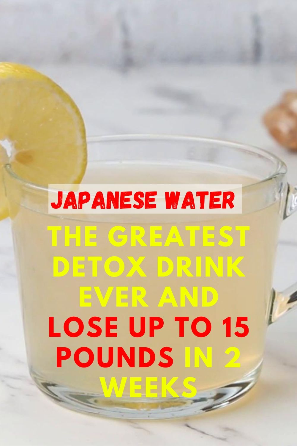 Japanese Water The Key To Burn All The Fat From The Waist, Back And Thighs ! It Will Make You