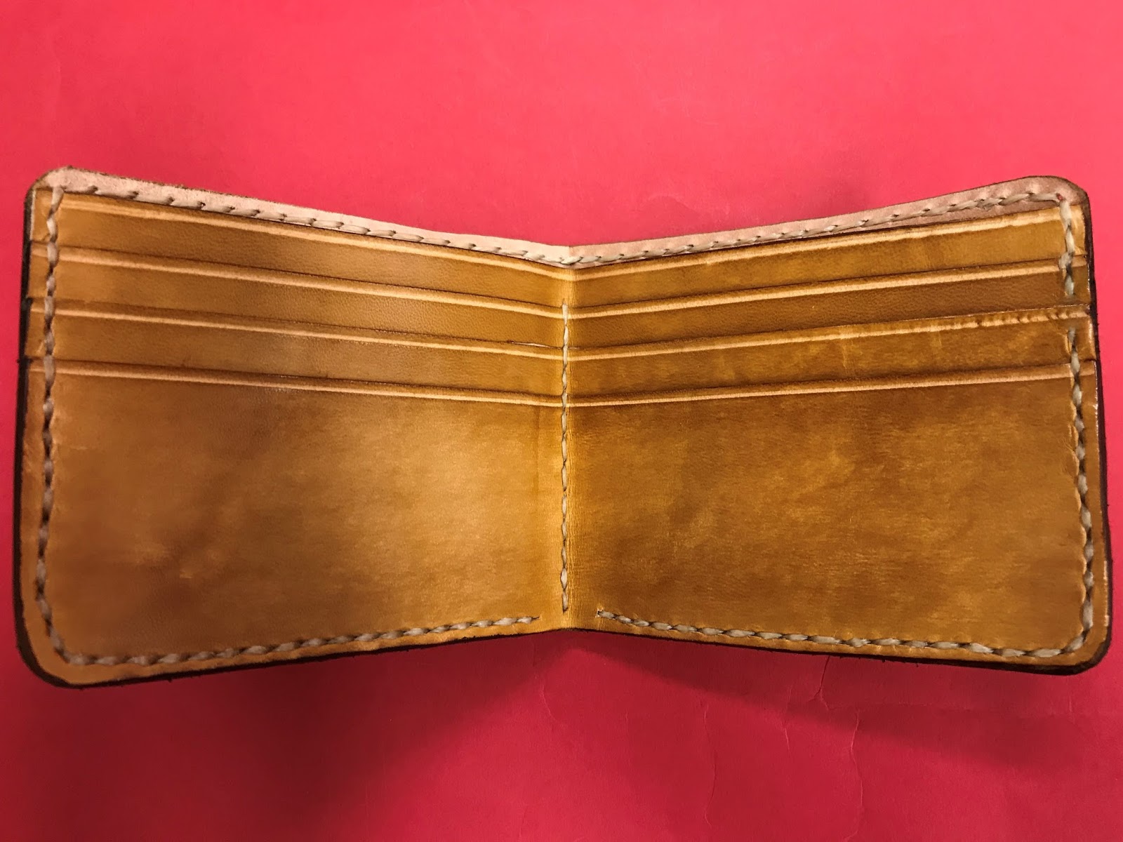 La ventana del cuero Cómo hacer una cartera billetera de cuero. Patrón.