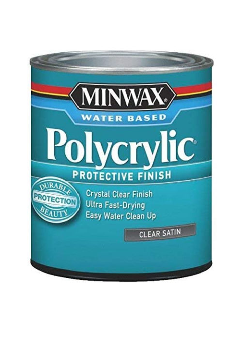 Amazon favorite products - Polycrylic Top Coat for finishing painted pieces..