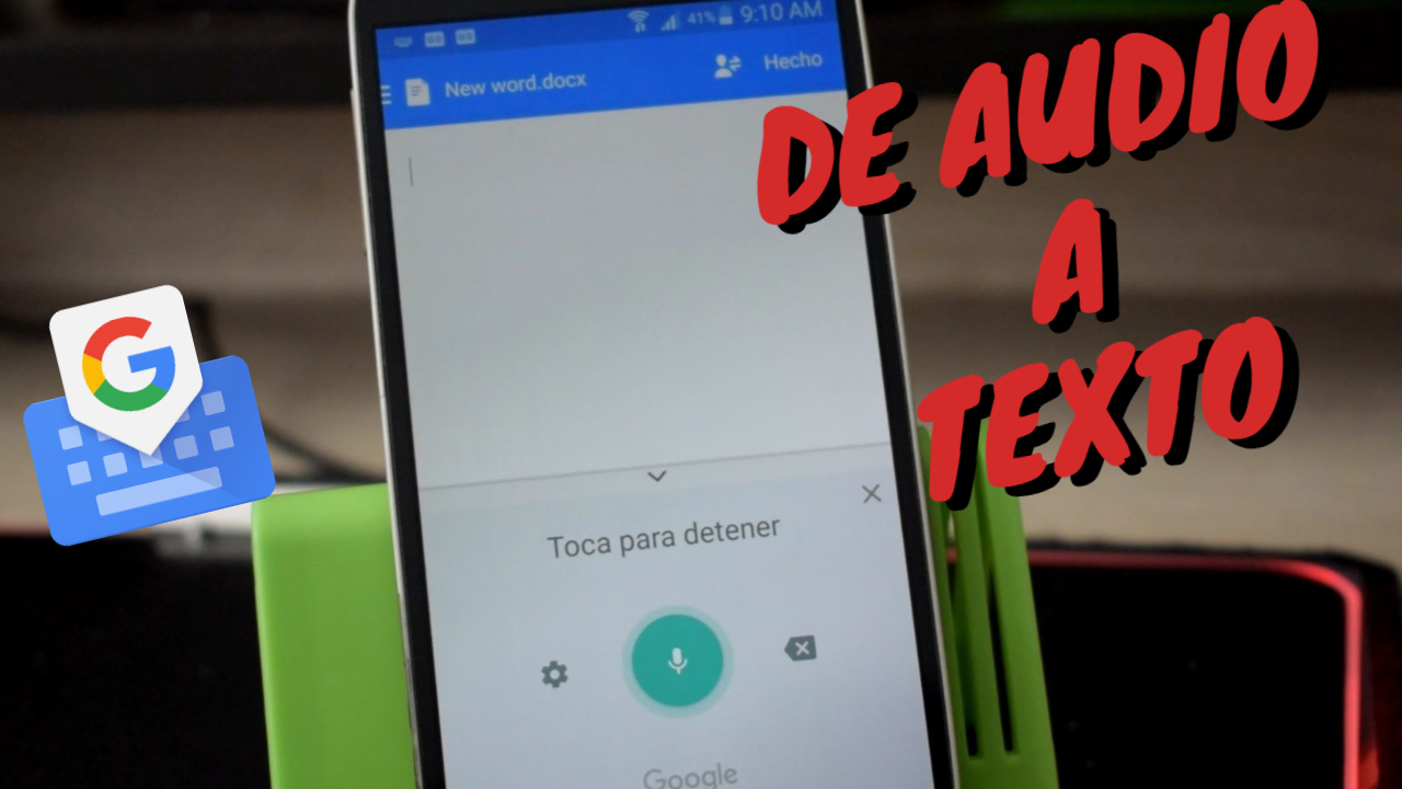🔡 Así podemos Convertir un AUDIO En TEXTO ORIENTADOR MÓVIL