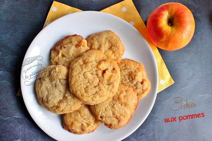 biscuits pommes caramélises