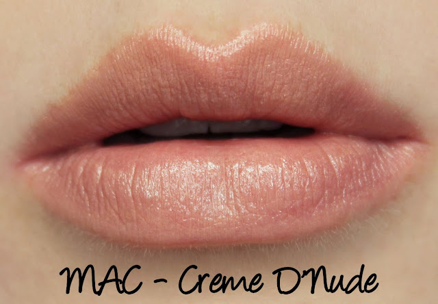 MAC Creme D'Nude Lipstick Swatches & Review