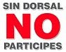 Campaña "SIN DORSAL NO PARTICIPES"