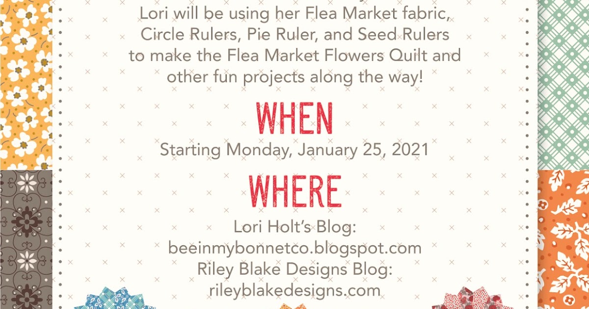 35+ Flea Market Flowers Quilt Pattern SandyConrad