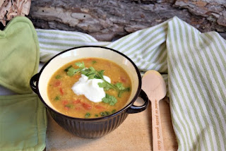 curried red lentil soup