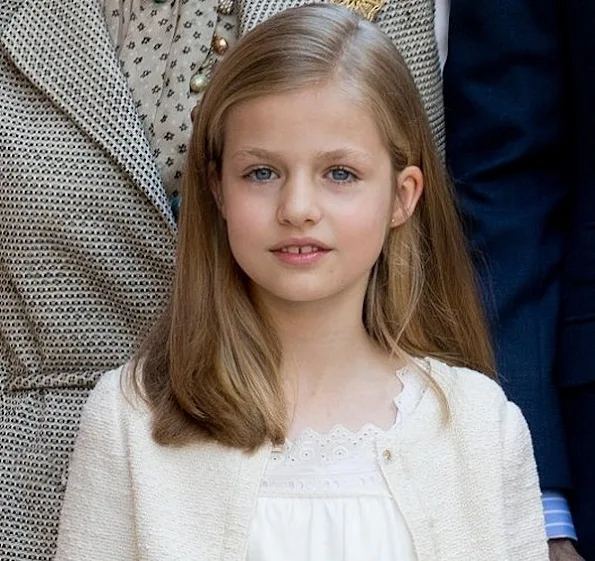 The Princess of Asturias, who celebrates her tenth birthday, has been awarded the Order of the Golden Fleece 