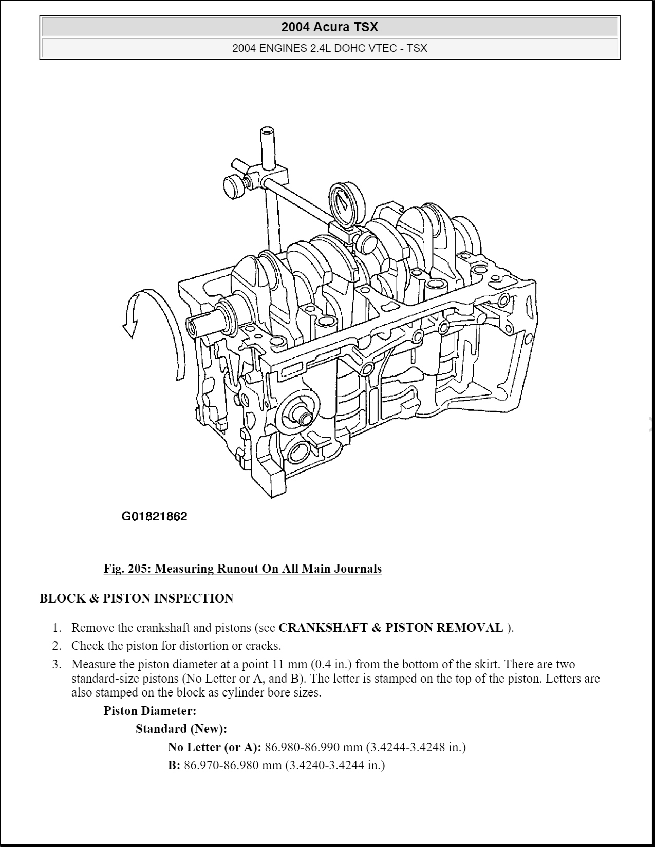 K SERIES ENGINE FREE DOWNLOAD K24A2 SERVICE MANUAL PART 1 ENGINE BLOCK