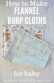 how to make burp cloths