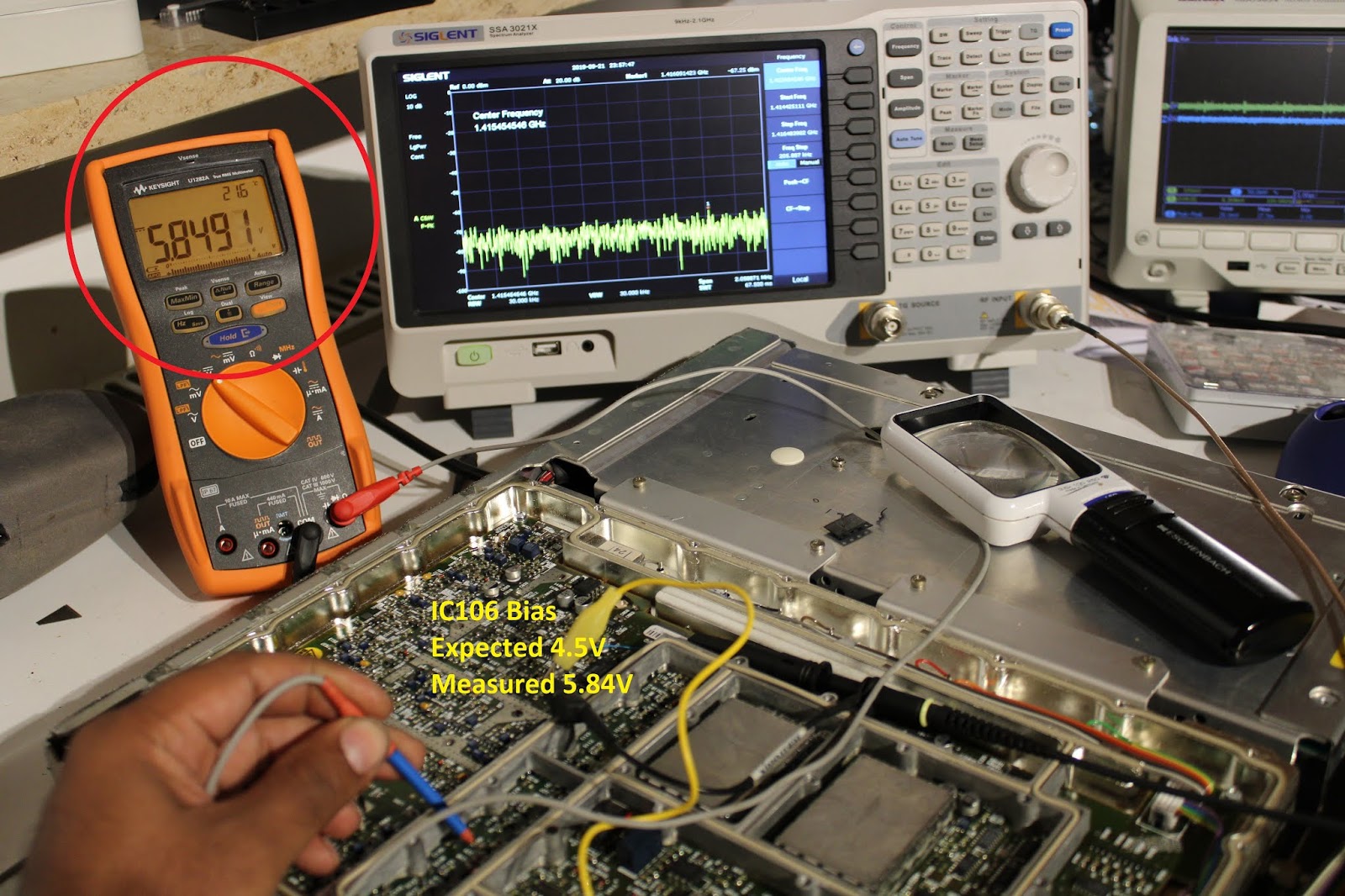 Embedded Engineering Marconi 2024 RF Signal Generator Error 508