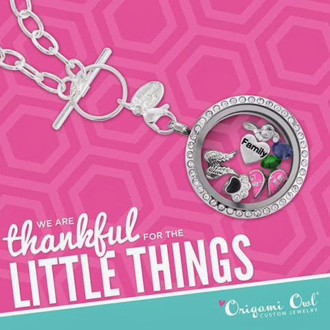 We Are Thankful Origami Owl Living Locket | Shop StoriedCharms.com