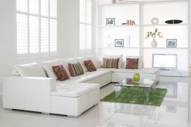 Choose right tiles for small living room
