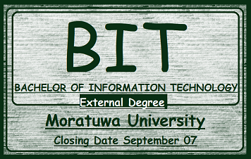 Bachelor of Information Technology (BIT) - Moratuwa University