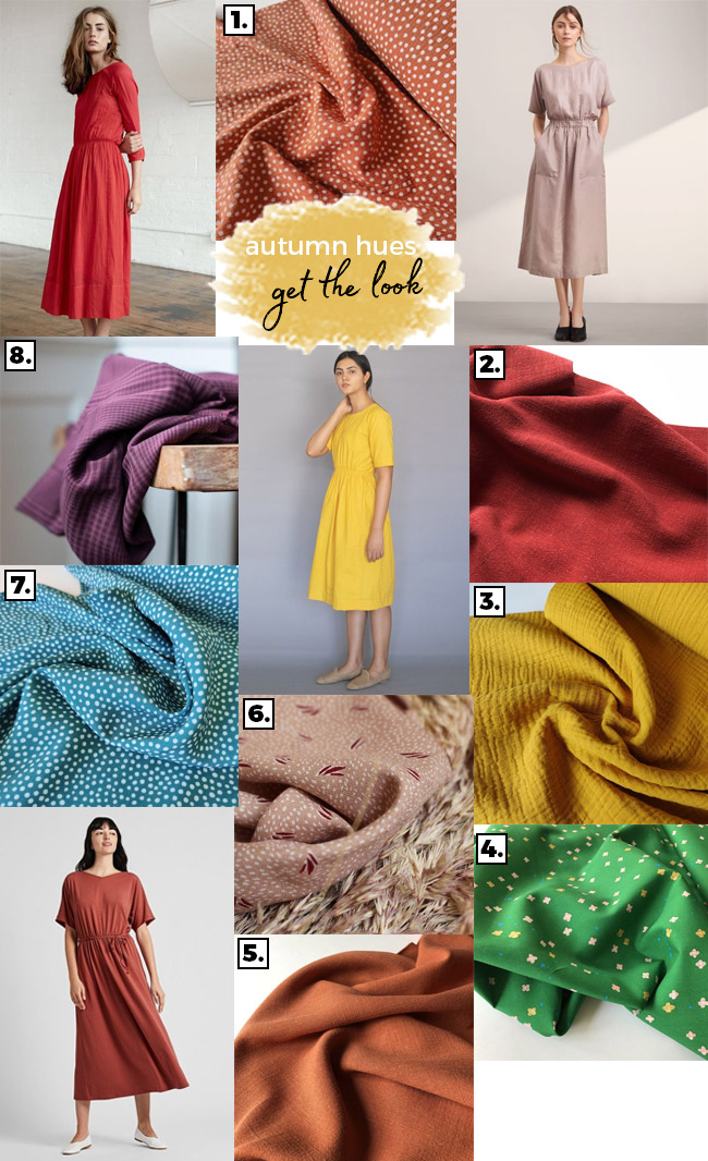 Inspiration and fabrics for making Lotta