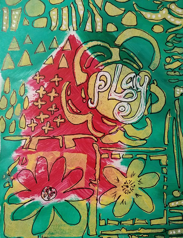 StencilGirl Talk You can go caroling with cards all year long