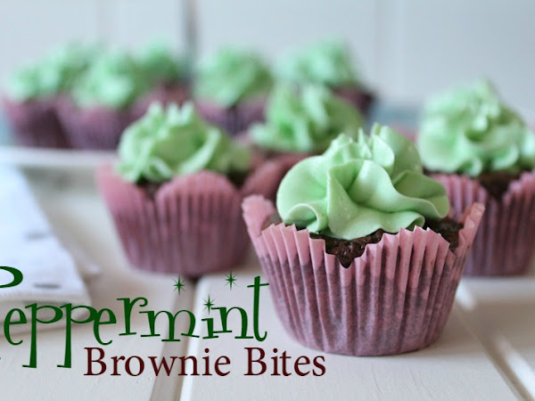 {Recipe} Peppermint Brownie Bites