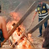 Tumbes: queman puentes de madera de cruce ilegal de extranjeros