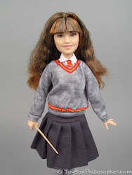 hermione granger doll standing wand wizarding side toy mattel she hand box philosopher banded rubber comes own right