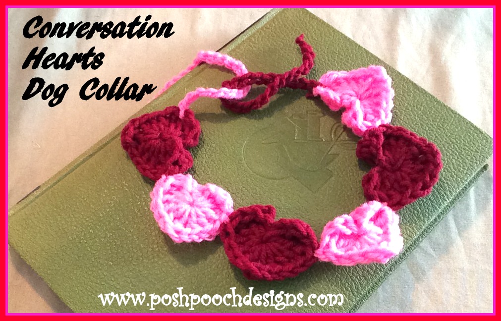 Posh Pooch Designs Dog Clothes ♥♥♥Conversation Hearts Dog Collar