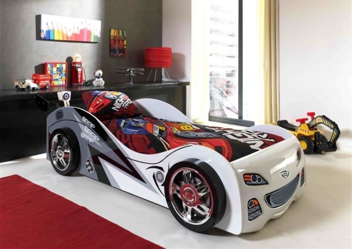 Camas para niños con forma de autos - Ideas para decorar dormitorios